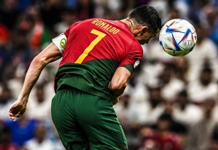 Ronaldo a crezut că a marcat primul gol al meciului Portugalia – Uruguay. Adidas precizează că nu a existat un contact al jucătorului cu mingea la faza respectivă