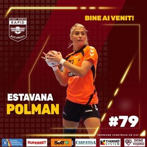 Handbal feminin: Olandeza Estavana Polman, noua jucătoare a campioanei Rapid Bucureşti