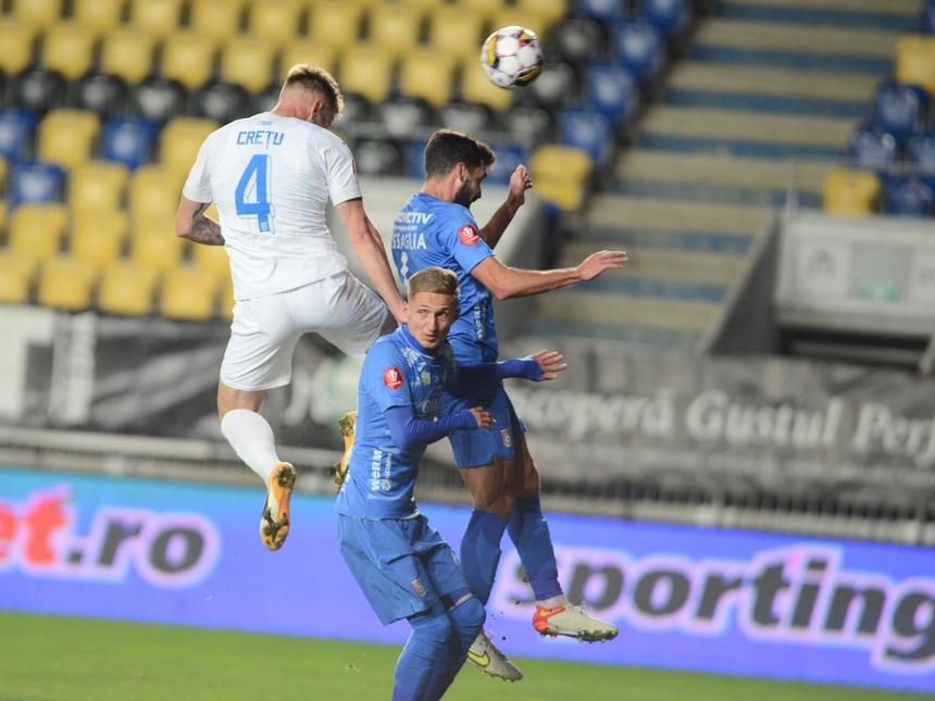 Superliga: Chindia - Universitatea Craiova, scor 1-1, într-o restanţă din etapa a şasea. Gazdele au marcat în minutul 90