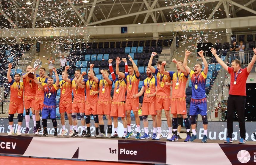 Volei: România va găzdui o grupă a Campionatului European de seniori din 2025
