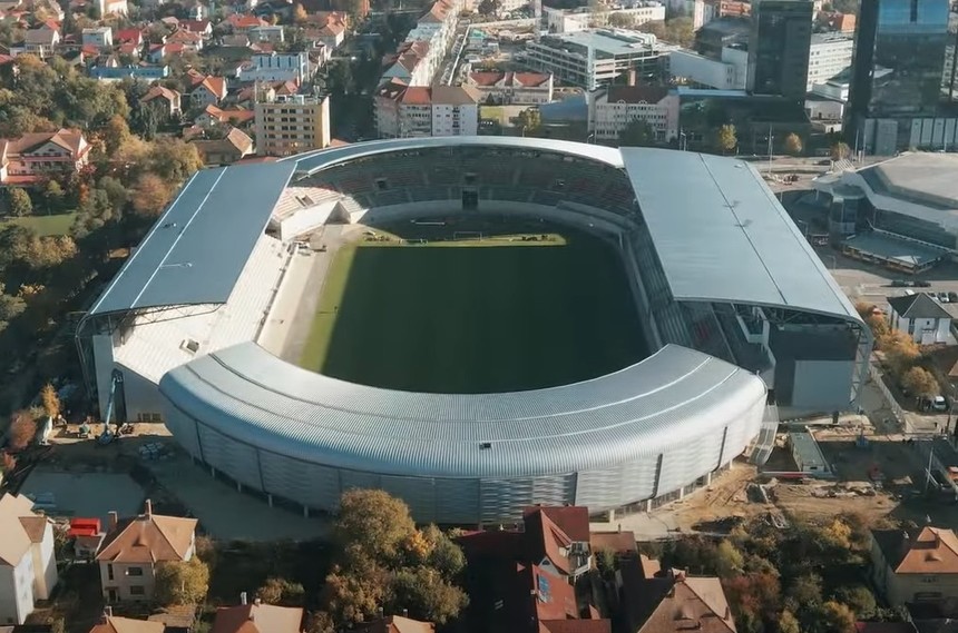 UPDATE - Naţionala under 21 va disputa un meci de pregătire cu Germania, pe noul stadion din Sibiu. Detalii despre noua arenă. Investiţia, de peste 200 de milioane de lei