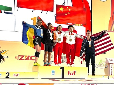 Haltere: Mihaela Cambei, vicecampioană mondială la 49 kg, la stilul smuls