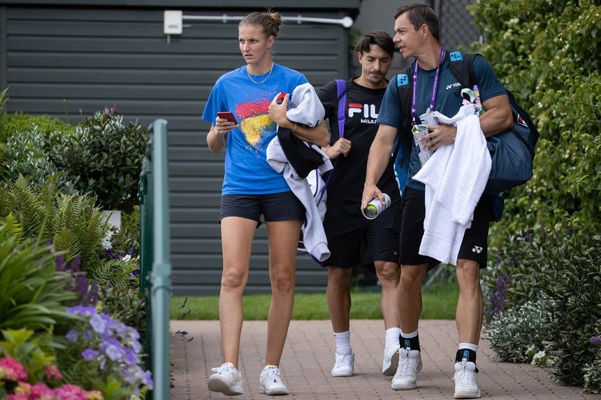 Karolina Pliskova este antrenată din nou de Sasha Bajin