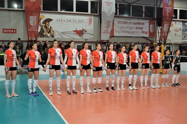 Volei feminin: Volero Le Cannet - Volei Alba Blaj, scor 3-2, în grupa B din Liga Campionilor
