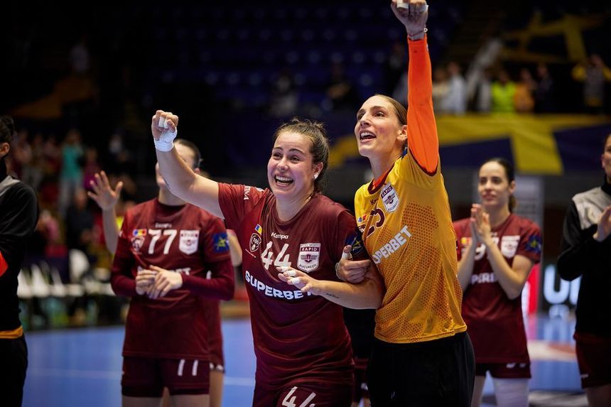 Handbal feminin: Rapid Bucureşti, victorie pe teren propriu cu Gyor ETO, în grupa B din Liga Campionilor