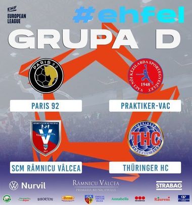 Handbal feminin: Echipa SCM Râmnicu Vâlcea, repartizată în gruoa D a EHF European League