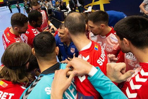 Handbal masculin: Dinamo Bucureşti - Veszprem HC, scor 31-31, în Liga Campionilor