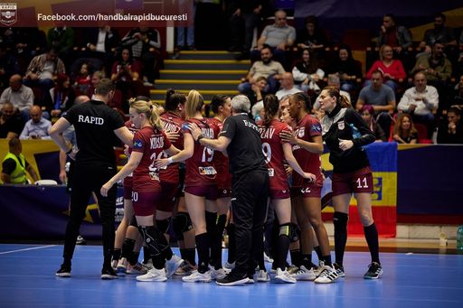 Handbal feminin: Rapid Bucureşti, victorie în deplasare cu Storhamar, în grupa B din Liga Campionilor