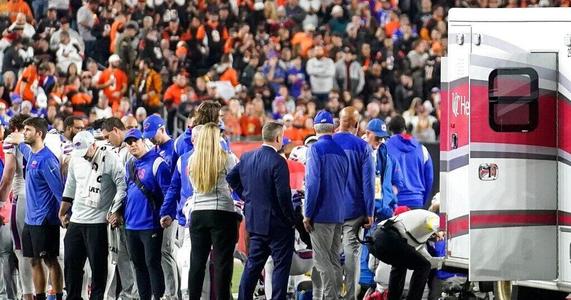 NFL anunţă că meciul dintre Buffalo Bills şi Cincinnati Bengals, suspendat după ce Damar Hamlin a suferit un stop cardiac, nu se va mai disputa