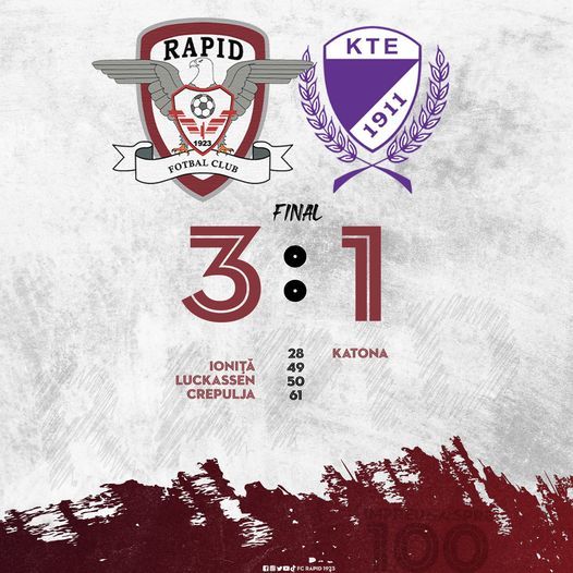 Rapid, victorie în meci amical în Antalya, scor 3-1, cu Kecskemeti