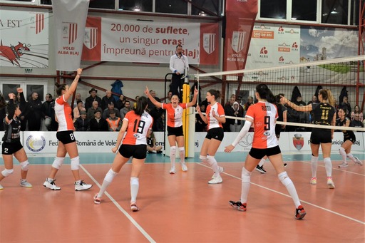 Volei feminin: Volei Alba Blaj, prima victorie în grupa B din Liga Campionilor