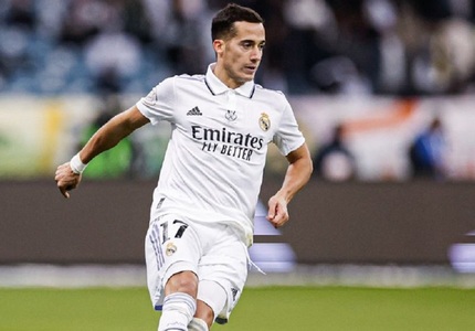 Lucas Vazquez (Real Madrid) are entorsă la gleznă şi va fi indisponibil şase săptămâni