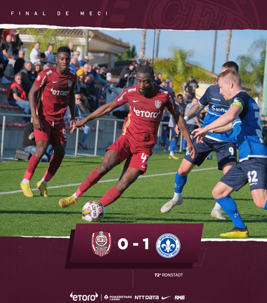 CFR Cluj a pierdut în al doilea amical al anului, 0-1 cu Darmstdadt, din liga secundă germană