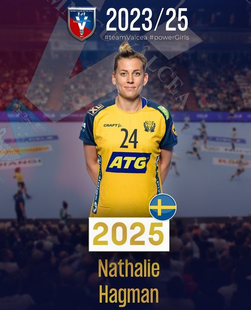 Handbal: Suedeza Nathalie Hagman a semnat cu SCM Rm. Vâlcea pentru următoarele două sezoane