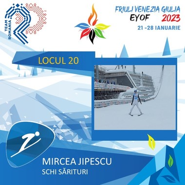 FOTE Friuli Veneţia  - Sărituri cu schiurile - Mircea Ştefan Jipescu - locul 20, Moise Alexandru Folea - locul 37, Andra Maria Gheorghe - locul 22