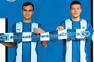 Universitatea Craiova a achiziţionat doi tineri jucători croaţi: Juraj Badelj şi Karlo Tomasec
