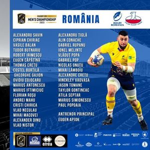 Rugby: 34 de jucători convocaţi pentru meciul României cu Polonia din Rugby Europe Championship