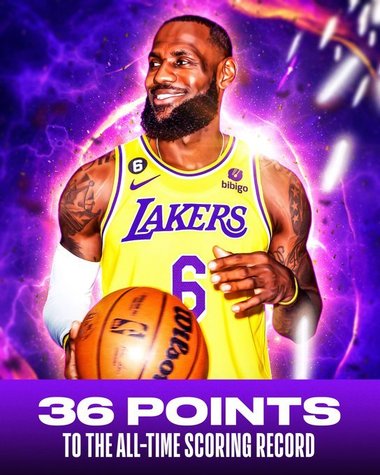 NBA: LeBron James s-a apropiat la 36 de puncte de recordul lui Kareem Abdul-Jabbar - VIDEO