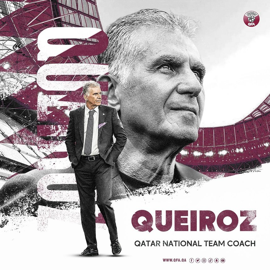 Carlos Quieroz a fost numit în funcţia de selecţioner al naţionalei din Qatar