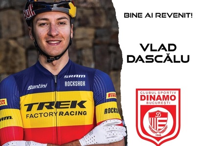 Ciclistul Vlad Dascălu a revenit la Dinamo. Sportivul vrea să câştige o medalie istorică pentru România la JO