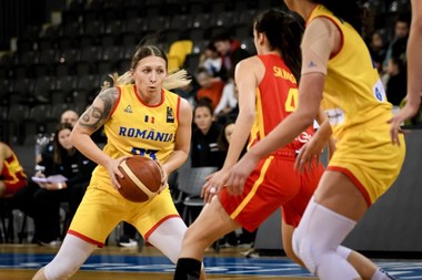 Baschet feminin: România, înfrângere cu multipla campioană Spania, în preliminariile CE2023