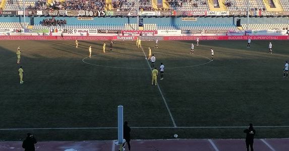 Universitatea Cluj - CS Mioveni, scor 2-2, în Superligă. Oaspeţii au condus cu 2-0