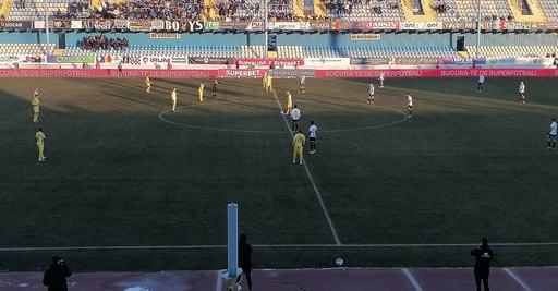 Universitatea Cluj - CS Mioveni, scor 2-2, în Superligă. Oaspeţii au condus cu 2-0