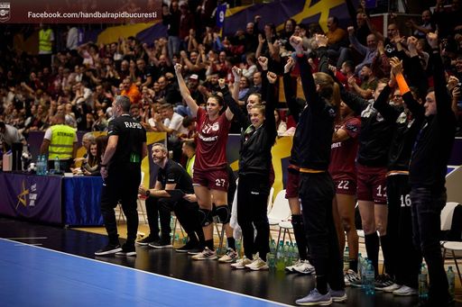 Handbal feminin: Rapid Bucureşti, victorie cu Lokomotiva Zagreb şi va întâlni Krim Ljubljana în optimile Ligii Campionilor