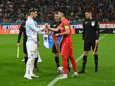 Superliga: FCSB - Universitatea Craiova, scor 1-1. Gazdele au deschis scorul în minutul 1, oaspeţii au egalat în minutul 90+1