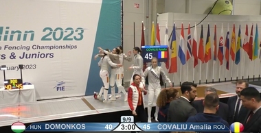Echipa de cadete a României, campioana Europei la sabie - VIDEO