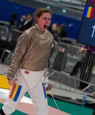 Amalia Stan, medalie de bronz la sabie juniori, la CE de la Tallinn