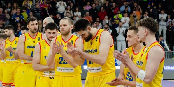 Baschet masculin: România, victorie cu Cipru în precalificările Campionatului European din 2025