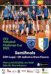 Volei feminin: CSM Lugoj s-a calificat în premieră în finala Challenge Cup
