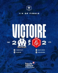 Surpriză în Cupa Franţei: Olympique Marseille, eliminată de FC Annecy, echipă din liga secundă, în sferturile competiţiei