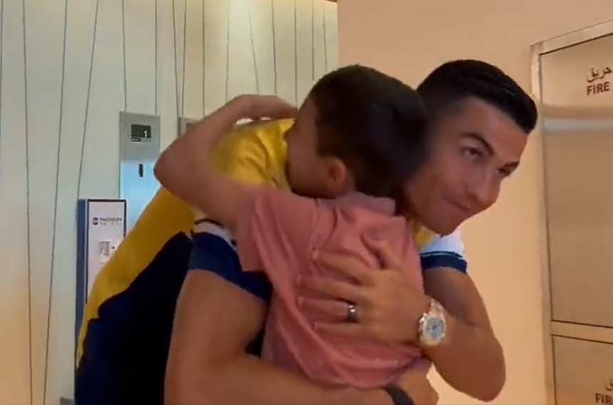 Un copil sirian din zona devastată de cutremure şi-a împlinit visul de a-şi întâlni idolul, pe Cristiano Ronaldo – VIDEO