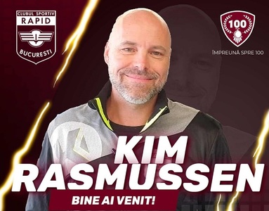 Kim Rasmussen este noul antrenor principal al echipei de handbal Rapid Bucureşti