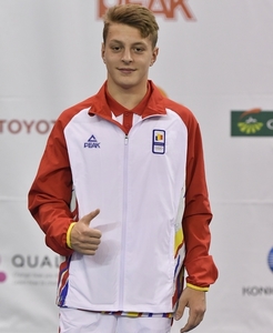 Gimnastică: Gabriel Burtanete, locul 8 în finală la sărituri, la Cupa Mondială de la Baku