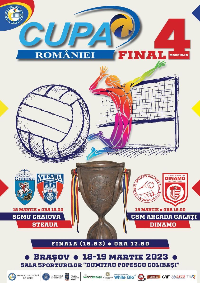 Volei masculin: SCMU Craiova, prima finalistă a Cupei României