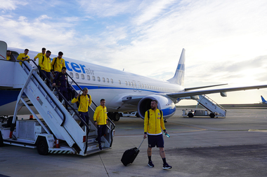 Echipa naţională: Tricolorii au ajuns în Andorra pentru primul meci din preliminariile Euro 2024
