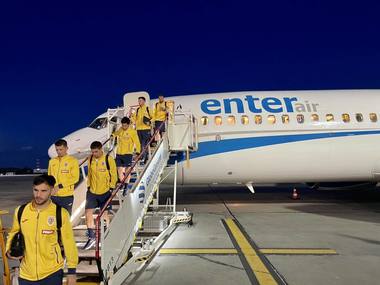 Echipa naţională: Tricolorii au revenit în ţară după meciul cu Andorra