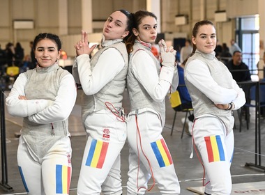 România - locul 8 la floretă juniori feminin, la CM de la Plovdiv