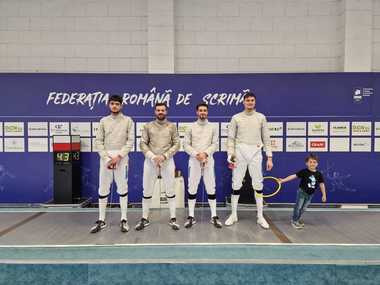 Scrimă: Iulian Teodosiu a câştigat titlul naţional la sabie masculin