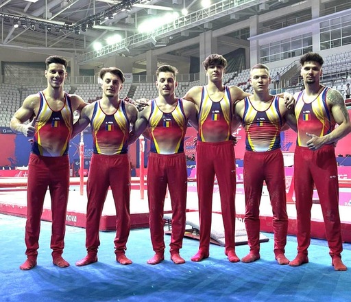 Gimnastică masculină, CE: România, locul 11 în competiţia pe echipe şi trei calificari în finale indivuale
