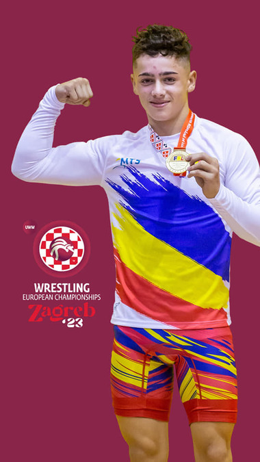 CE de lupte greco-romane: Mihai Denis va disputa finala mică pentru bronz