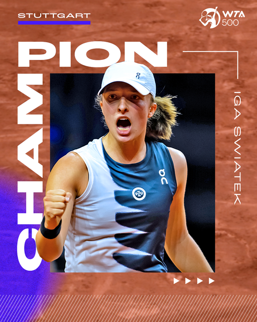 Iga Swiatek a învins-o pe Arina Sabalenka şi şi-a păstrat titlul la Stuttgart. Este al 13-lea trofeu WTA pentru liderul mondial