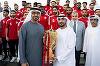 Olăroiu şi jucătorii de la Al Sharjah, primiţi de preşedintele Emiratelor Arabe Unite, Alteţa Sa Şeicul Mohamed bin Zayed Al-Nahyan - FOTO
