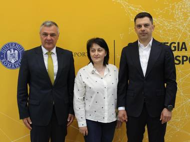 Ministrul Sportului s-a întâlnit cu Gina Gogean şi primarul municipiului Deva. La CSM Deva se va înfiinţa o secţie de gimnastică coordonată de fosta mare campioană