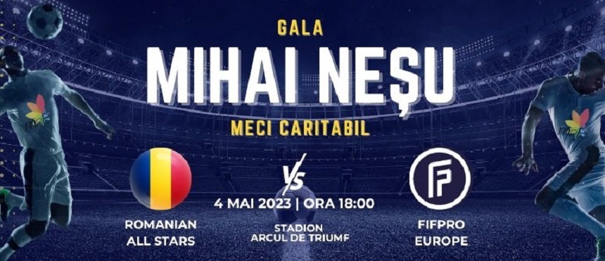 Gala Mihai Neşu: România a câştigat meciul starurilor cu FIFPro Europe