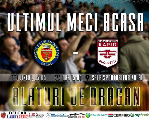 Volei: SCM Zalău, învinsă de Rapid Bucureşti, înaintea plecării la Belgrad, la funeraliile fiicei antrenorului Koblijski