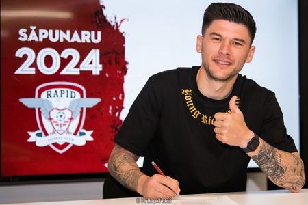 Săpunaru şi-a prelungit contractul cu FC Rapid